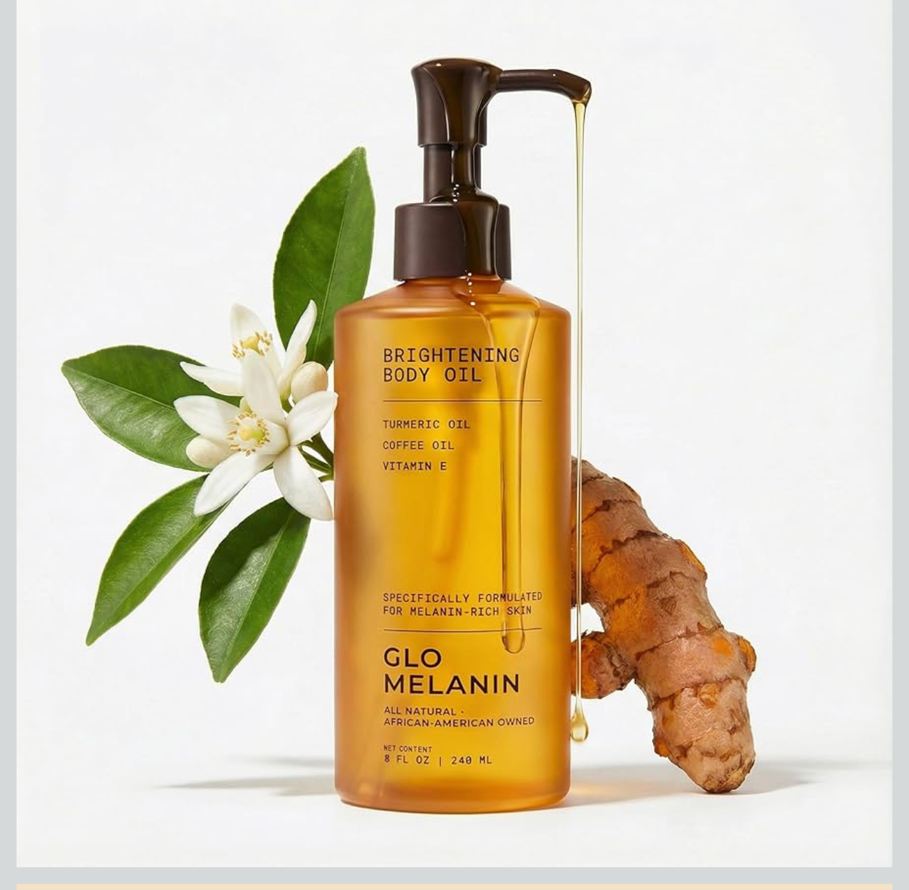 GLO Melanin Brightening Body Oil