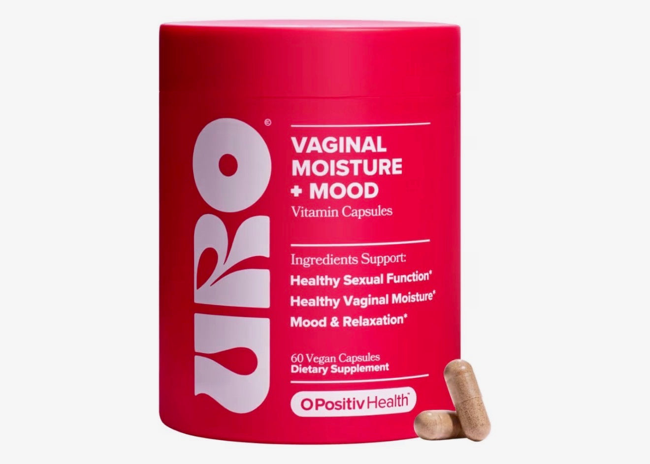 URO Vaginal Moisture + Mood Vitamin Capsules